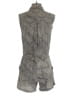 Hei Hei 100% Rayon Tweed Gray Romper Size XS - photo 2