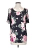 C&E Lifestyle Black Short Sleeve Blouse Size S - photo 1