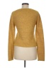 Moda International Metallic Gold Yellow Pullover Sweater Size M - photo 2