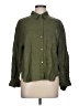 Theory Green Long Sleeve Button-Down Shirt Size L - photo 1