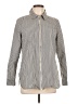 Calvin Klein Stripes Gray Long Sleeve Button-Down Shirt Size L (estimated) - photo 1