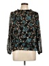 AK Anne Klein 100% Polyester Teal Long Sleeve Blouse Size L (petite) - photo 1