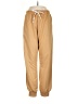 Unbranded 100% Polyester Solid Tan Casual Pants Size M - photo 1