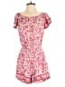 Poupette St. Barth 100% Viscose Hearts Red Romper Size S - photo 1