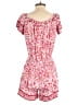 Poupette St. Barth 100% Viscose Hearts Red Romper Size S - photo 2