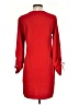 Tahari 100% Polyester Solid Red Casual Dress Size 2 - photo 2