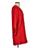 Tahari 100% Polyester Solid Red Casual Dress Size 2 - photo 4