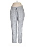 Athleta 100% Linen Chevron-herringbone Gray Linen Pants Size L - photo 1