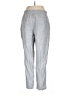 Athleta 100% Linen Chevron-herringbone Gray Linen Pants Size L - photo 2