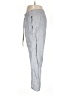 Athleta 100% Linen Chevron-herringbone Gray Linen Pants Size L - photo 5