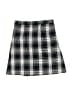 Lands' End Plaid Gray Black Casual Skirt Size 6 - photo 2
