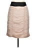 H&M 100% Polyester Solid Tan Formal Skirt Size 8 - photo 1