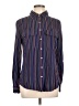 Hawes & Curtis Stripes Blue Long Sleeve Button-Down Shirt Size UK 14 / US 10 - photo 1