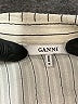 Ganni Stripes Ivory Long Sleeve Blouse Size S - photo 6