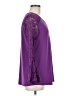 Cato Purple 3/4 Sleeve Top Size M - photo 4