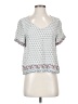 Unbranded Gray Ivory Short Sleeve Top Size S (estimated) - photo 1