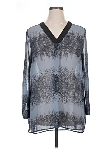 Noir 3/4 Sleeve Blouse (view 1)