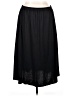 Unbranded Solid Black Casual Skirt Size L - photo 1