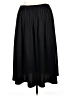 Unbranded Solid Black Casual Skirt Size L - photo 2