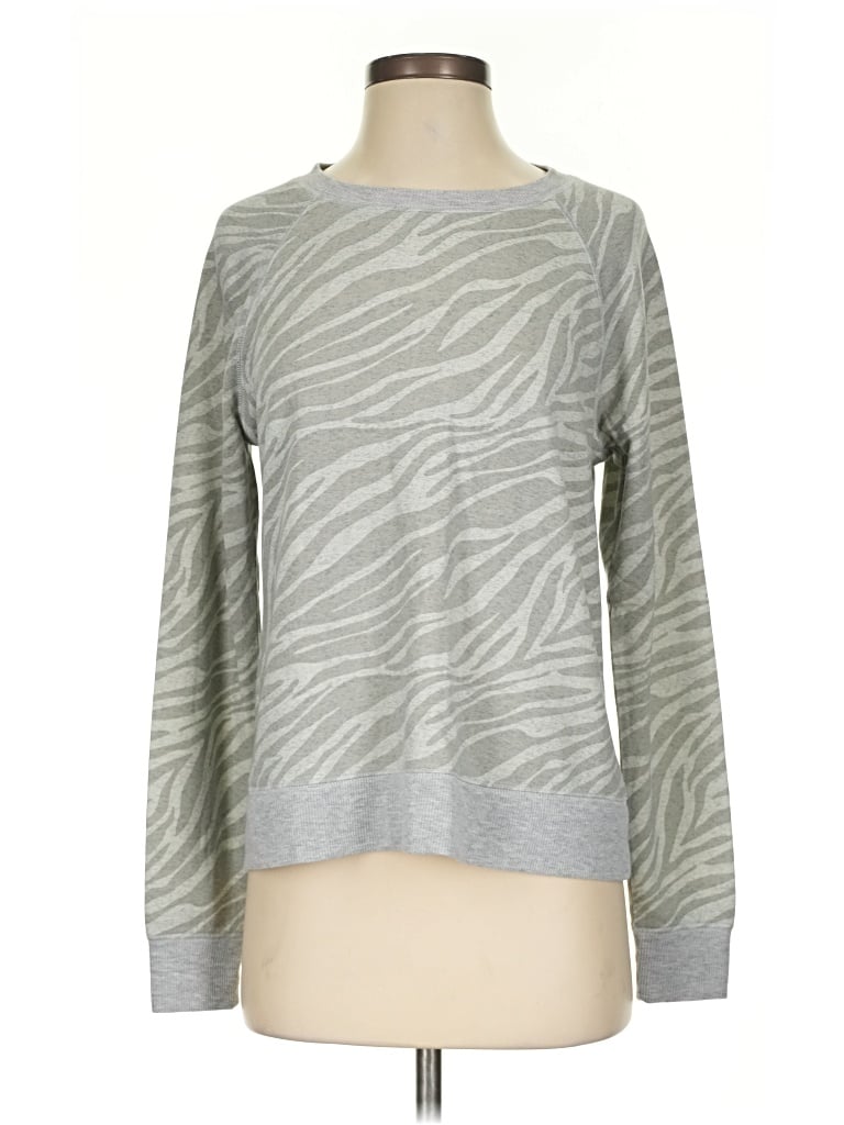 Bare Necessities Long Sleeve T-Shirt: Gray Tops - Size X-Small