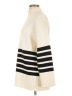 Commense Stripes Ivory Turtleneck Sweater Size L - photo 5