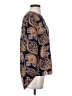 Daniel Rainn 100% Polyester Paisley Blue Long Sleeve Blouse Size S - photo 4