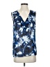 Laundry by Shelli Segal Blue Sleeveless Blouse Size S - photo 1