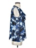 Laundry by Shelli Segal Blue Sleeveless Blouse Size S - photo 4