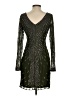 Aidan Mattox 100% Polyester Metallic Black Cocktail Dress Size 0 - photo 2