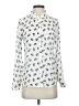 Freebird Animal Print Ivory Long Sleeve Blouse Size S - photo 1