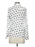 Freebird Animal Print Ivory Long Sleeve Blouse Size S - photo 2