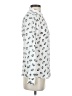 Freebird Animal Print Ivory Long Sleeve Blouse Size S - photo 4