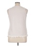 Unbranded 100% Polyester Ivory Sleeveless Top Size XL - photo 2