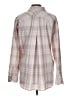 Under Armour Plaid Pink Long Sleeve Blouse Size L - photo 2