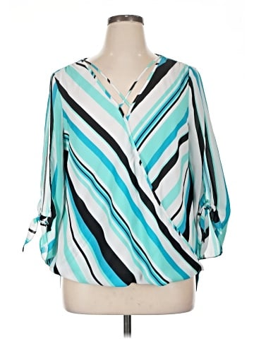 Bold Elements 3/4 Sleeve Blouse (view 1)