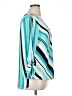 Bold Elements 100% Polyester Teal 3/4 Sleeve Blouse Size XL - photo 4
