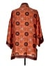 Max Studio 100% Polyester Orange Kimono Size L - photo 2