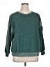Angels Color Block Teal Pullover Sweater Size 1X - photo 1