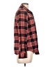 Forever 21 100% Cotton Plaid Red Long Sleeve Button-Down Shirt Size L - photo 4