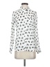 Freebird 100% Polyester Print White Long Sleeve Blouse Size S - photo 1