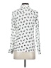 Freebird 100% Polyester Print White Long Sleeve Blouse Size S - photo 2