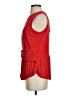 DKNY Red Sleeveless Blouse Size S - photo 5