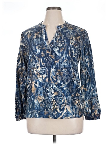NZT by Nic + Zoe Long Sleeve Blouse (view 1)