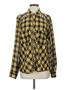 Free People Long Sleeve Button Down Shirt
