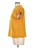 T Tahari 100% Polyester Yellow 3/4 Sleeve Top Size L - photo 5