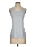 Nike 100% Polyester Silver Active Tank Size S - photo 1