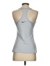 Nike 100% Polyester Silver Active Tank Size S - photo 2