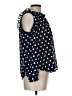 Mine 100% Polyester Polka Dots Black Long Sleeve Blouse Size L - photo 4
