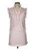 Bebe Pink Sleeveless Blouse Size L - photo 1