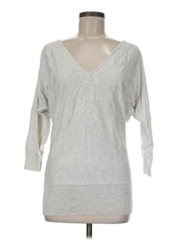 New York & Company 3/4 Sleeve Top (view 1)